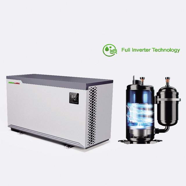 Air Source Commercial Inverter Pool Heat Pump For Sauna