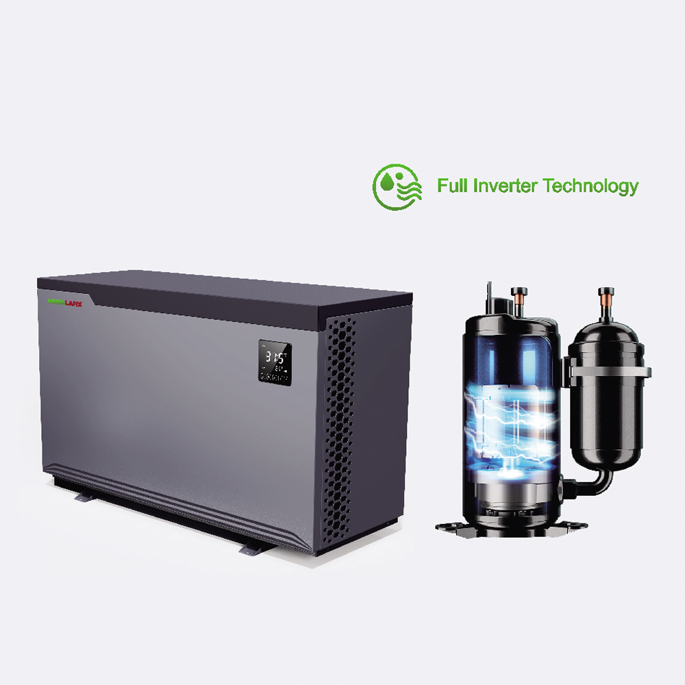 New Energy Commercial Inverter Pool Heat Pump For Waterparks